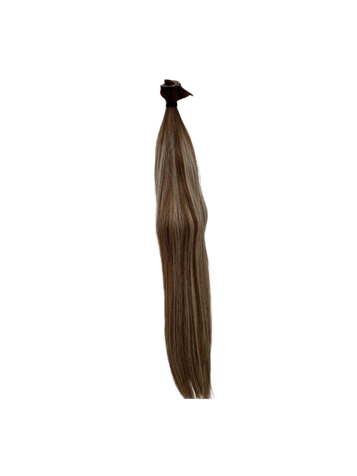 Signature Butterfly Weft — Golden Brown | Level 6 Rooted + Level 8 Highlights