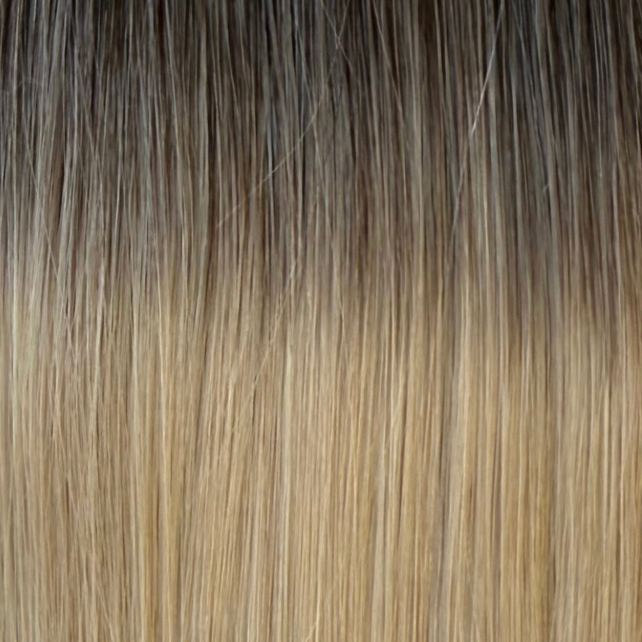 Signature Sew-In Wefts — Smoked Root Blonde | Level 6 → 11