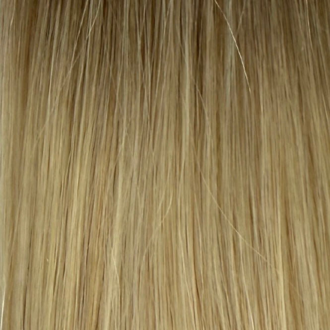 Signature Butterfly Weft — Ice Gold Blonde | Level 7 Rooted + Level 10 Ends