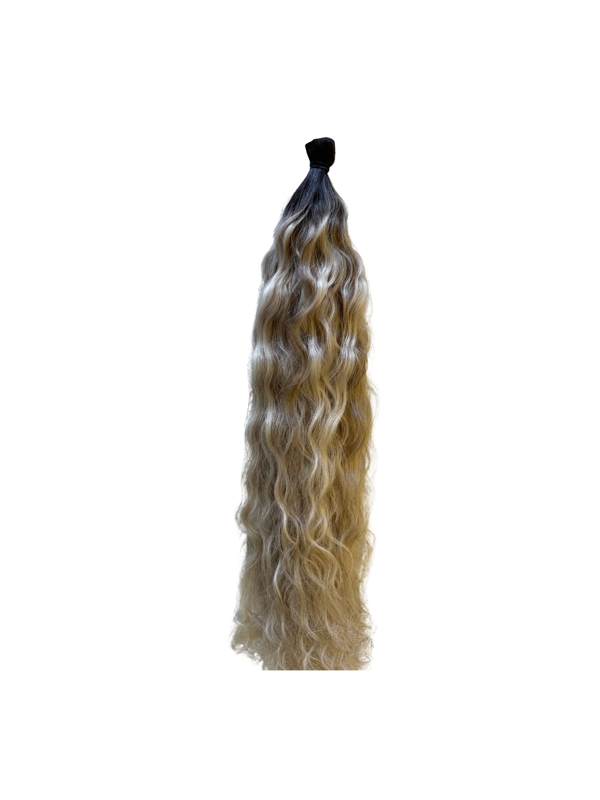 Signature Genius Weft — Iced Vanilla Rooted Blonde | Levels 4–9 | Natural Wave